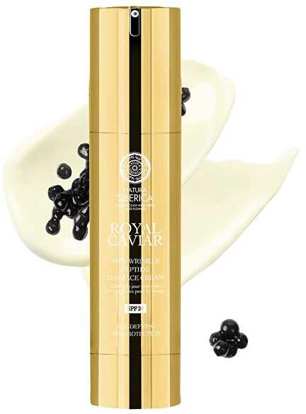 Natura Siberica Kremas veidui nuo raukšlių dieninis SPF20 ROYAL CAVIAR, 50 ml