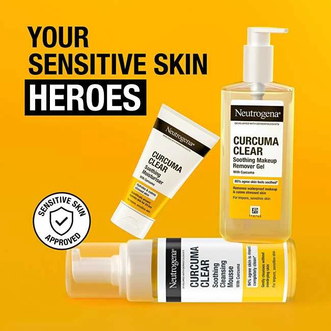 „Neutrogena Curcuma Clear“ raminančios valomosios putos