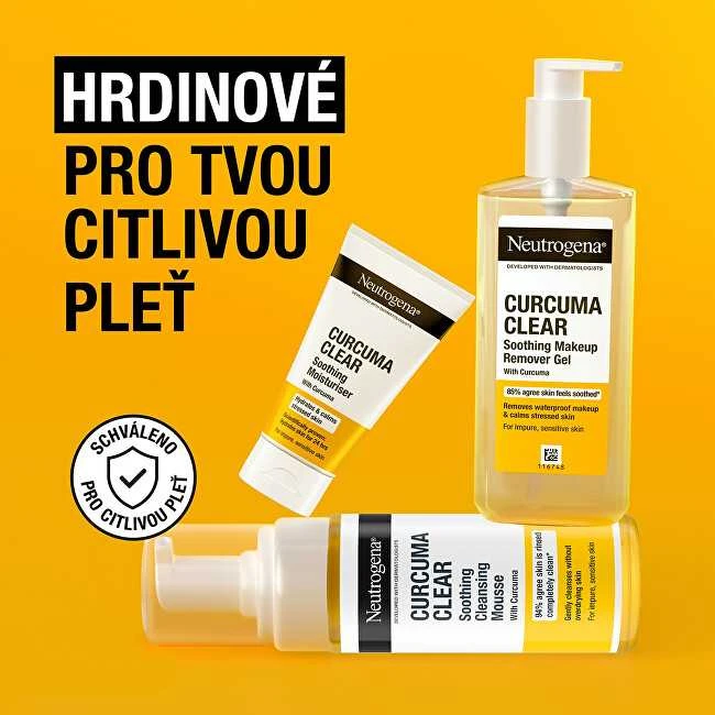 „Neutrogena Curcuma Clear“ raminančios valomosios putos