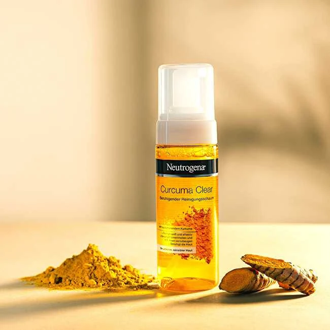 „Neutrogena Curcuma Clear“ raminančios valomosios putos