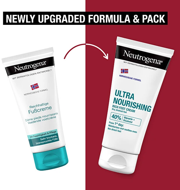 Neutrogena Norwegian Formula maitininantis Foot Kreminis unisex, 100 ml