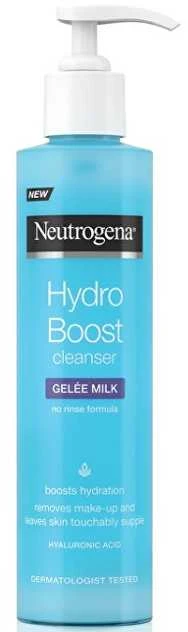 Neutrogena Hydro Boost Gelée Milk Valiklis Cleansing Milk unisex, 200 ml