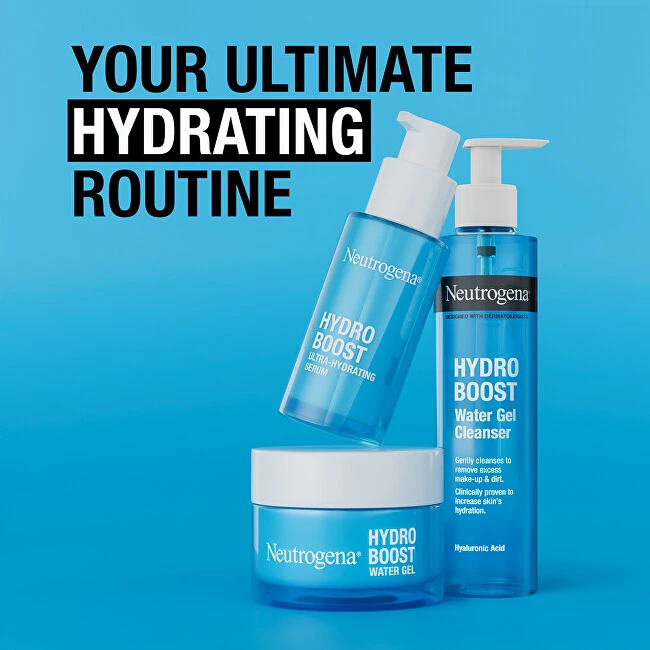 Neutrogena Hydro Boost Vanduo Gel Valiklis Cleansing Gel unisex, 200 ml