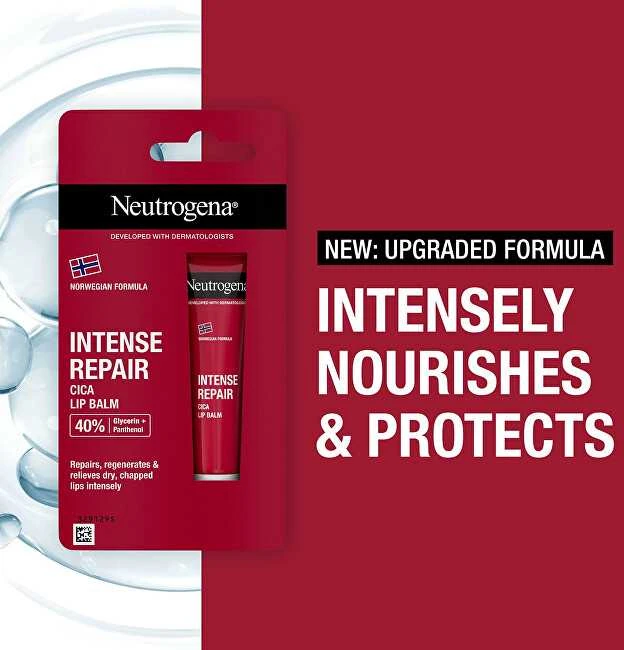 Neutrogena Norwegian Formula Intense Repair Lūpų balzamas unisex, 15 ml