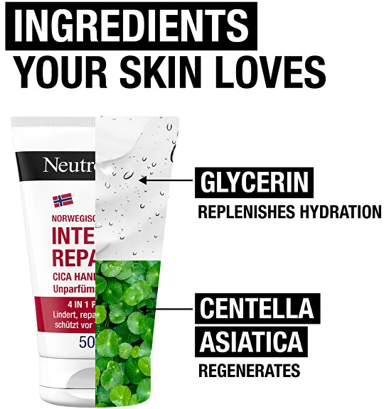 Neutrogena Norwegian Formula Intense Repair Cica Hand Kreminis Hand Kreminis