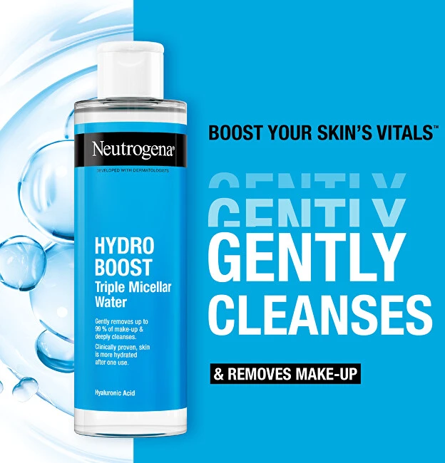Neutrogena Hydro Boost Triple Micellar Vanduo Micellar Vanduo unisex, 400 ml