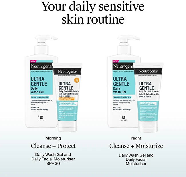 Neutrogena Moisturizing face cream SPF 30 Ultra Gentle Facial Mosturiser 100 ml
