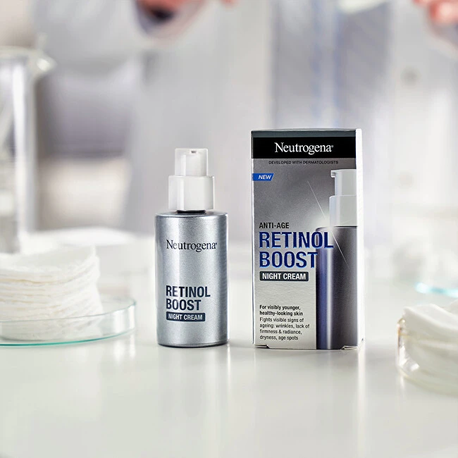 Neutrogena Retinol Boost Night Kreminis Night Skin Kreminis unisex, 50 ml