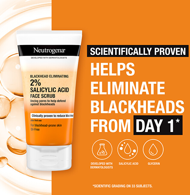 Neutrogena Blackhead pašalinantis 2% salicilo rūgšties veido šveitimas