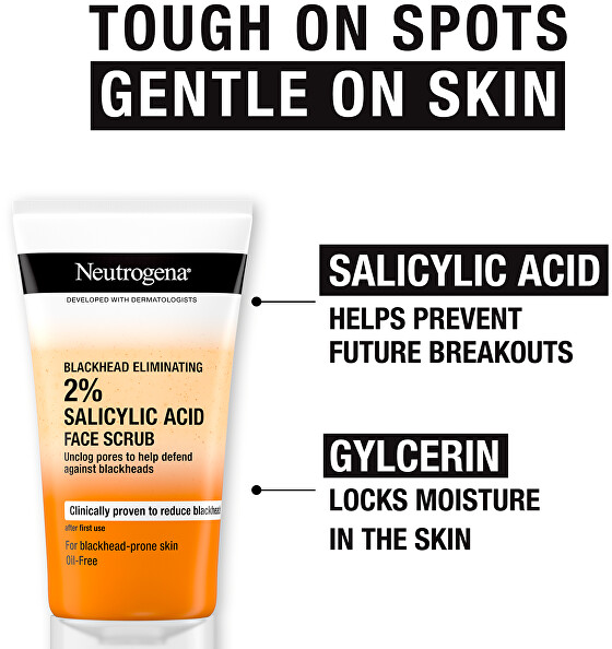 Neutrogena Blackhead pašalinantis 2% salicilo rūgšties veido šveitimas