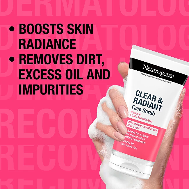 Neutrogena skaidrus ir spinduliuojantis veido šveitiklis