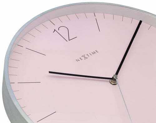 Laikrodis NEXTIME 3254RZ. Laikrodis ścienny, Kolor rožinė. Unisex.