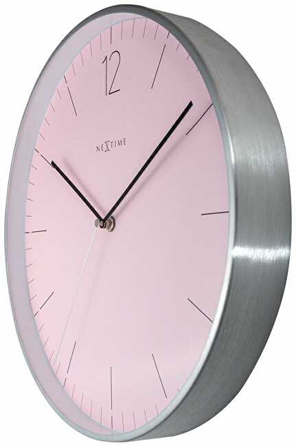 Laikrodis NEXTIME 3254RZ. Laikrodis ścienny, Kolor rožinė. Unisex.