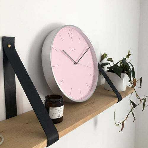 Laikrodis NEXTIME 3254RZ. Laikrodis ścienny, Kolor rožinė. Unisex.