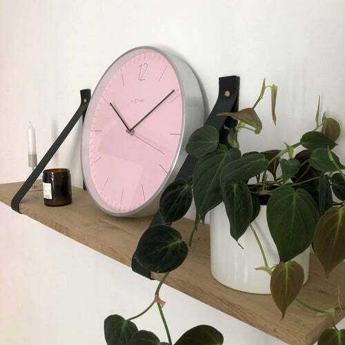 Laikrodis NEXTIME 3254RZ. Laikrodis ścienny, Kolor rožinė. Unisex.