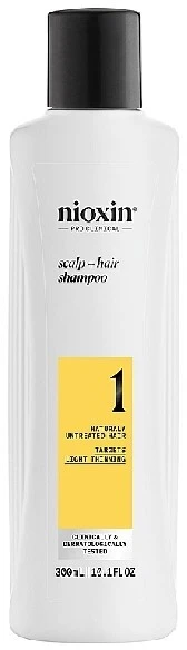 Nioxin Sistema 1 - Champú - Cabello Natural Con Debilitamiento Leve, 1000 ml
