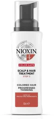 Nioxin Sistema 4 - Sérum Densificador - Cabello Teñido y Dañado Con Debilitamiento Avanzado, 100 ml