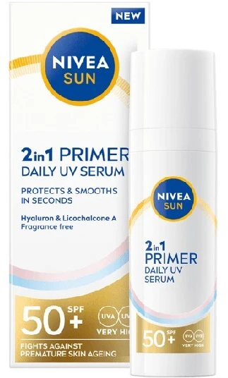 „Nivea Sun Primer Daily“ nuo saulės UV apsauga, 30 ml