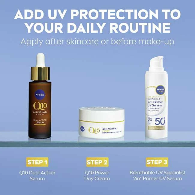 „Nivea Sun Primer Daily“ nuo saulės UV apsauga, 30 ml