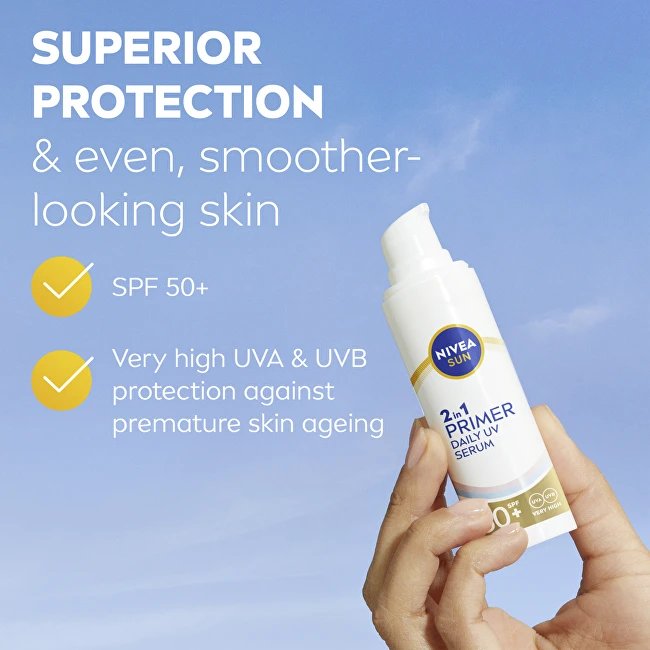 „Nivea Sun Primer Daily“ nuo saulės UV apsauga, 30 ml