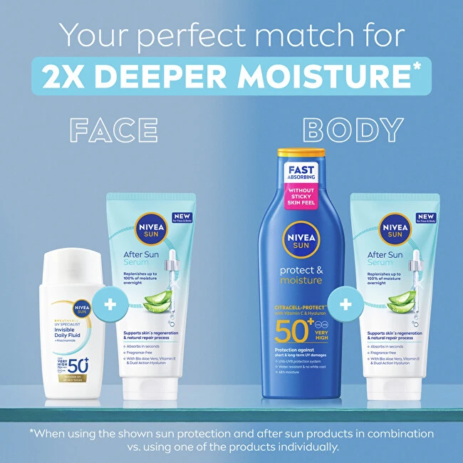 Nivea Serumas po saulės veidui ir kūnui 100 ml