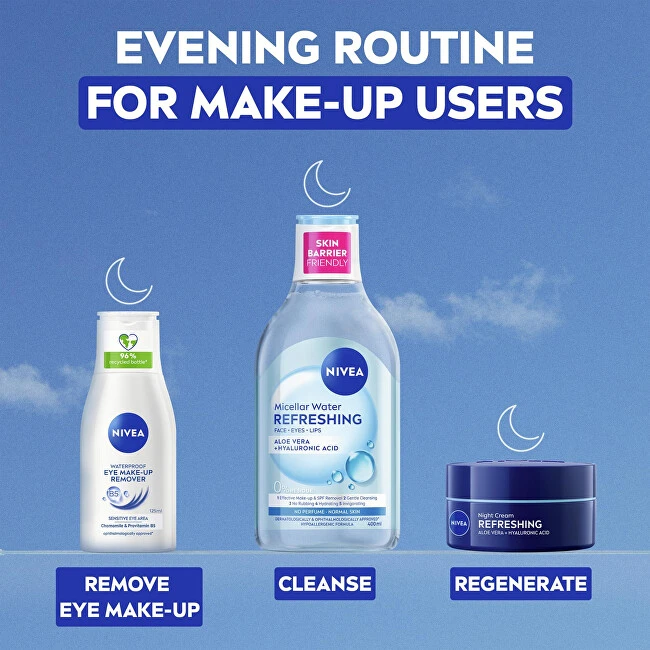 Nivea Eye and waterproof makeup remover Chamomile (Atsparus vandeniui Eye Make-Up Remover) 125 ml