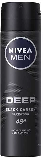Nivea Men Deep Black Carbon purškiamas antiperspirantas