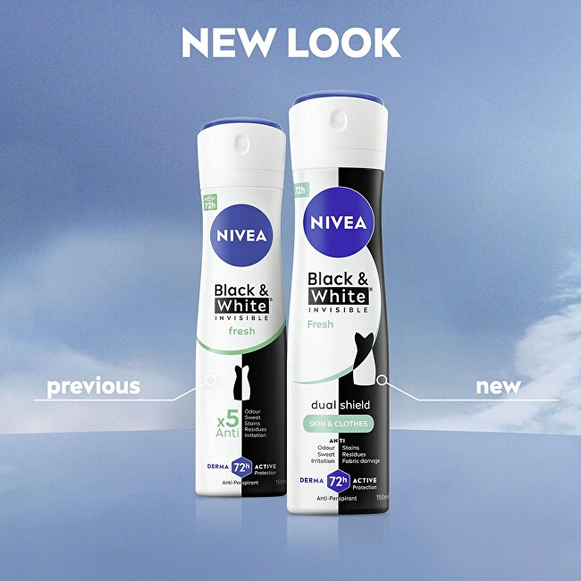 Nivea Juodas & Baltas Invisible Fresh Antiperspirant moterims, 200 ml