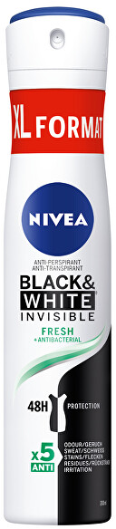 Nivea Juodas & Baltas Invisible Fresh Antiperspirant moterims, 200 ml