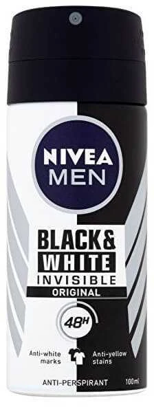Nivea Antiperspirant spray for men Invisible For Juodas & Baltas (Antiperspirant) 100 ml