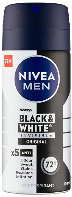 Nivea Antiperspirant spray for men Invisible For Juodas & Baltas (Antiperspirant) 100 ml