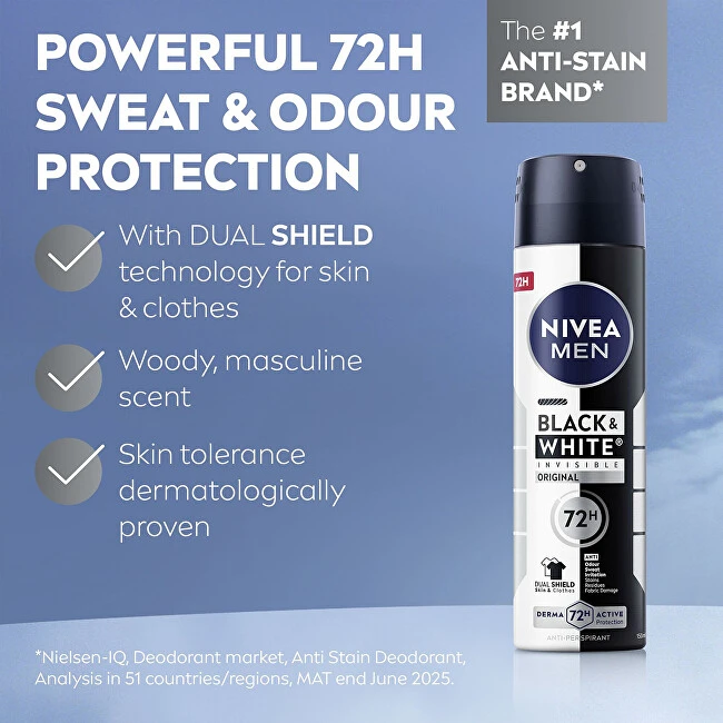 Nivea Men Invisible For Juodas