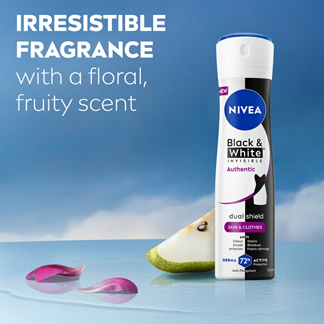 Nivea Purškiamas antiperspirantas B&W Authentic Antiperspirant 200 ml