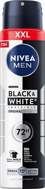 Nivea Men Juodas&Baltas Invisible Original, 250 ml
