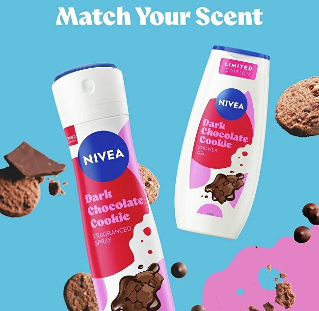 Nivea Antiperspirantas su juodojo šokolado ir sausainių skoniu, 150 ml