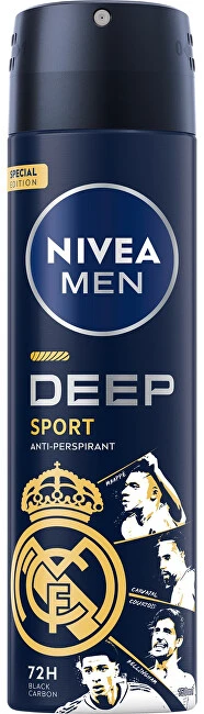 Nivea Vyriški Deep Sport purškalas nuo prakaitavimo 150ml