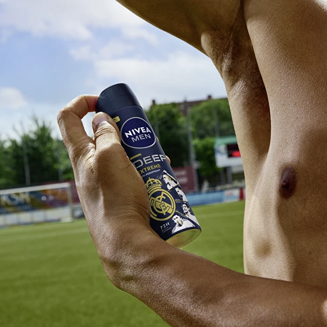 Nivea Deep antiperspirantas su Real Madrid simbolika