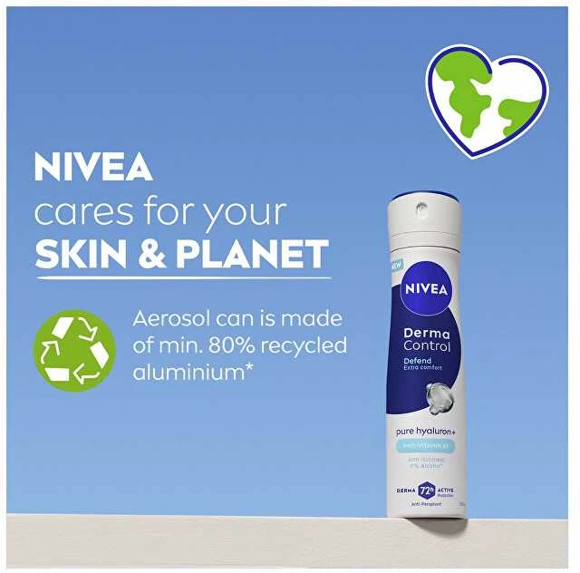 Nivea purškiamas antiperspirantas „Derma Control Defend“ (antiperspirantas) 150 ml