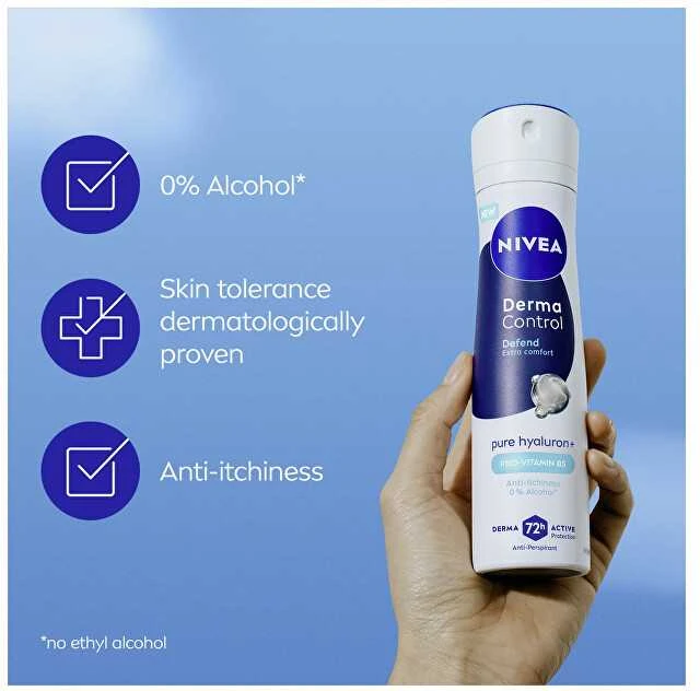 Nivea purškiamas antiperspirantas „Derma Control Defend“ (antiperspirantas) 150 ml