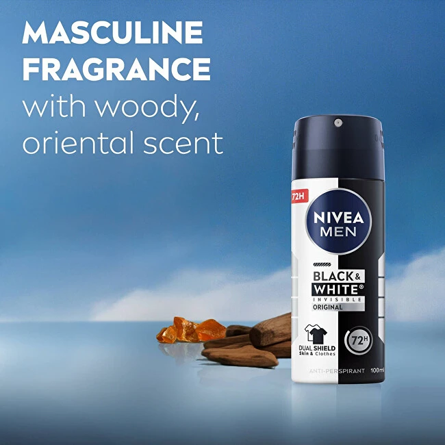 Nivea Antiperspirant spray for men Invisible For Juodas & Baltas (Antiperspirant) 100 ml