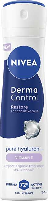 Nivea Purškiamas antiperspirantas jautriai odai „Derma Control Restore“ (antiperspirantas) 150 ml