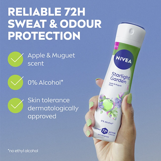 Nivea Starlight Garden dezodorantas su 72h apsauga