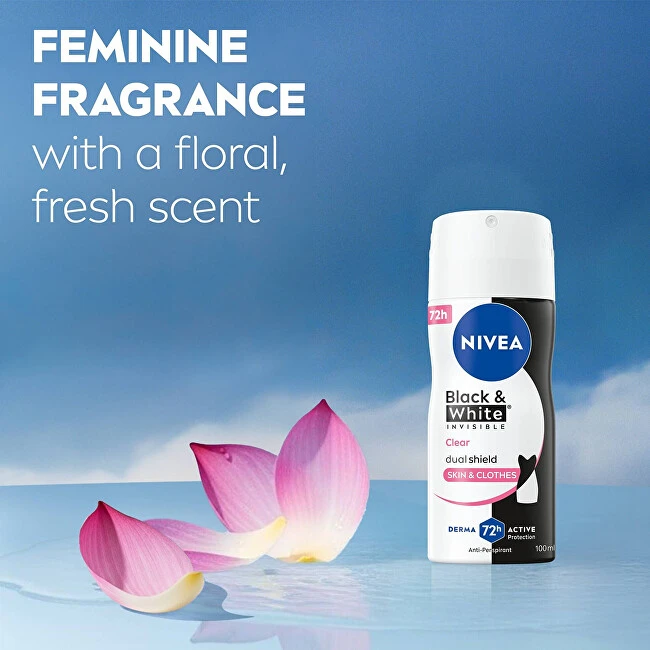 Nivea Juodas & Baltas Invisible Clear antyperspirant spray 100ml