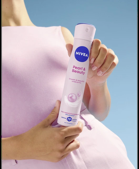 Nivea purškiamas antiperspirantas „Pearl & Beauty“ (antiperspirantas) 200 ml