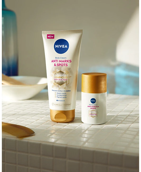 Nivea Luminous 630 kremas nuo strijų ir spuogų Kūno kremas Kūno kremas