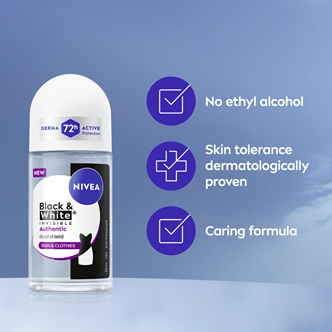 Nivea B&W Authentic rutulinis antiperspirantas 50 ml
