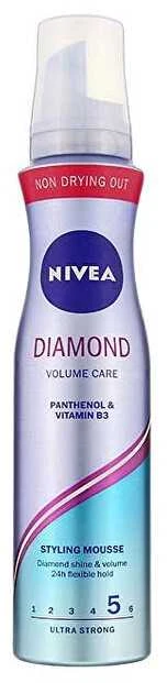 Nivea Hair Care Styling Pianka do włosów Diamond Volume Care ultra mocna 150 ml