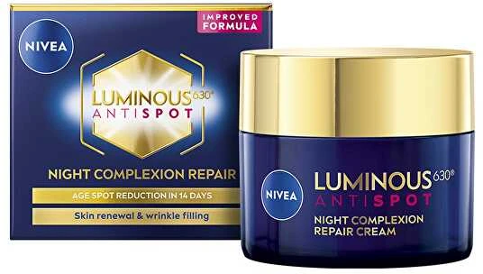 Nivea Cellular Luminous 630 Anti- (Naktinis kreminis), 50 ml