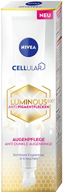 Nivea Cellular Luminous 630 Anti Dark-Spot Paakių kremas moterims, 15 ml