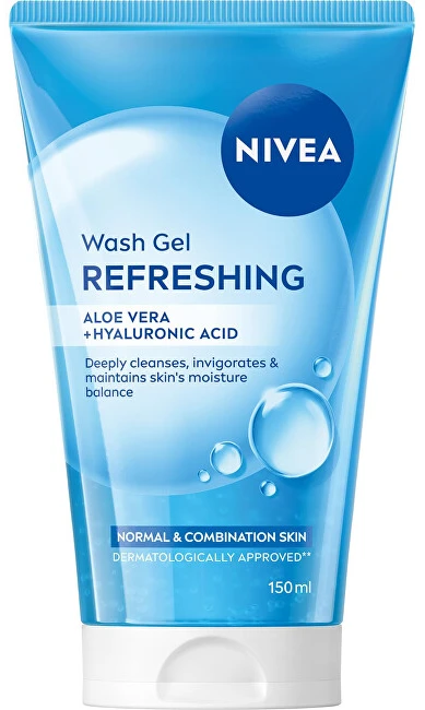 Nivea Cleansing facial gel for normal and combination skin (Refreshing Wash Gel) 150 ml